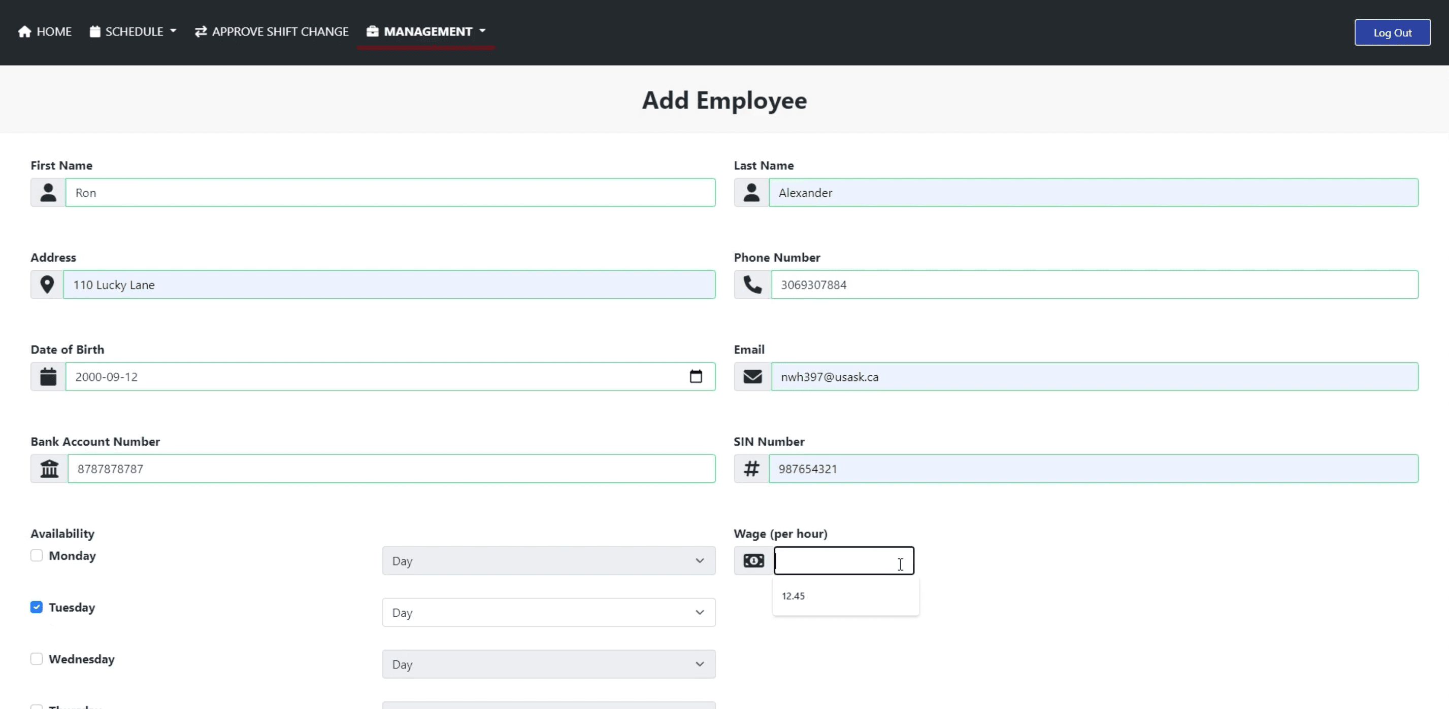 A screenshot of Shifty homepage